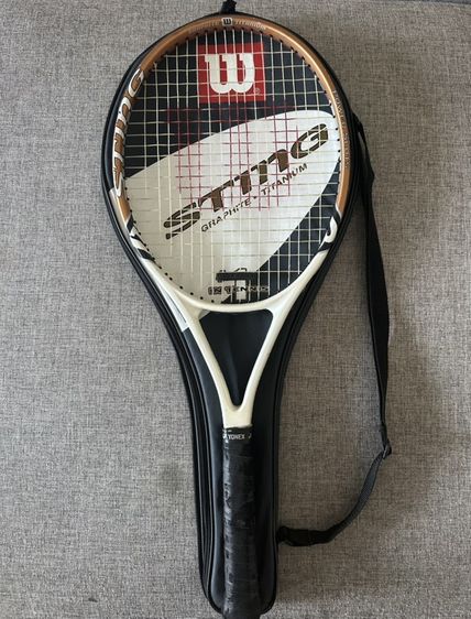 [สายวินเทจสะสม] ไม้เทนนิส Wilson Sting Graphite Titanium (Power Slots) 🎾