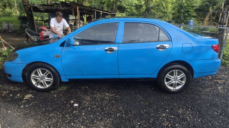 รถ Toyota Altis 1.6 E CNG สี ฟ้า