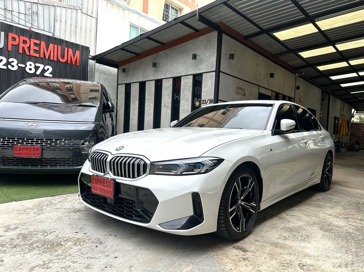 BMW Series 3 2023 320d Sedan ดีเซล ไม่ติดแก๊ส เกียร์อัตโนมัติ ขาว