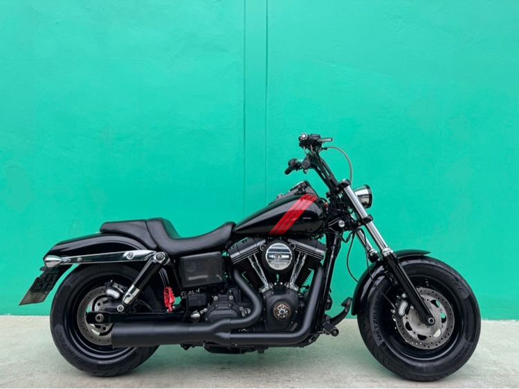 Harley-Davidson Fatbob สีดำ ปี2015 สีดำ