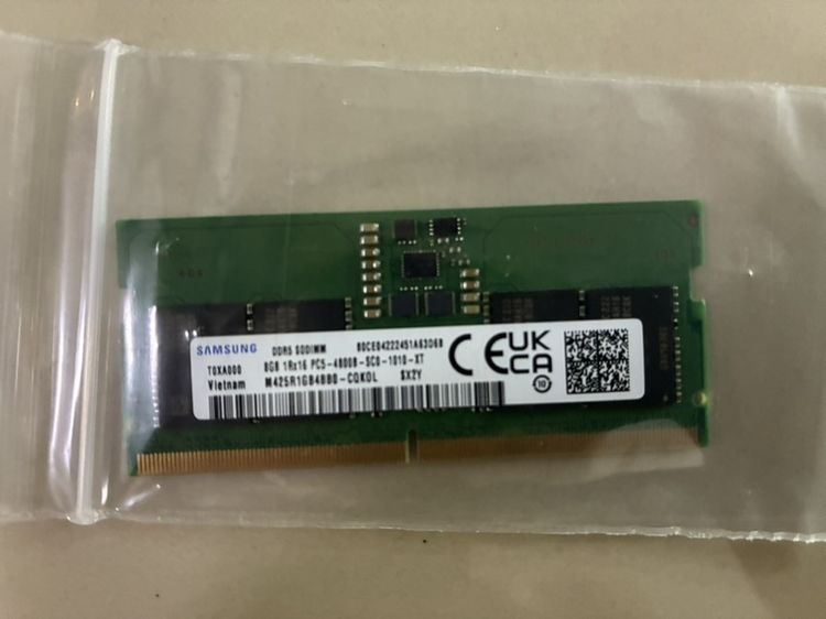 RAM Notebook 16 GB (8x2) DDR5 Bus 4800 Samsung รูปที่ 3