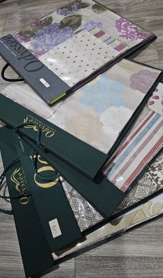 แผงตัวอย่างผ้า (Fabric Swatches) จากแบรนด์ผ้าบุและผ้าม่านนำเข้าไฮเอนด์ชื่อแบรนด์ Odyssée Tissus d'Ameublement รูปที่ 13