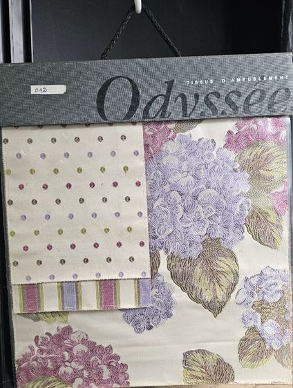 อื่นๆ แผงตัวอย่างผ้า (Fabric Swatches) จากแบรนด์ผ้าบุและผ้าม่านนำเข้าไฮเอนด์ชื่อแบรนด์ Odyssée Tissus d'Ameublement
