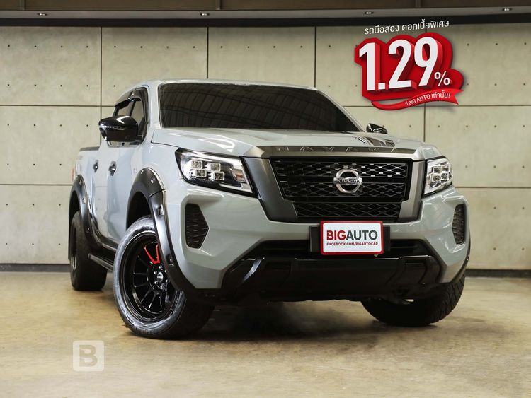 Nissan Navara 2023 2.3 Calibre E Black Edition Pickup ดีเซล ไม่ติดแก๊ส เกียร์อัตโนมัติ เทา