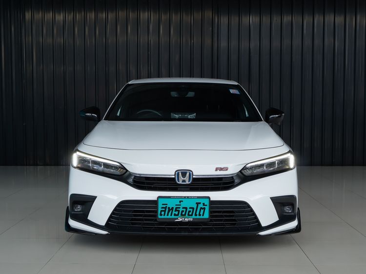Honda Civic 2023 2.0 eHEV RS Sedan ไฮบริด ไม่ติดแก๊ส เกียร์อัตโนมัติ ขาว รูปที่ 2