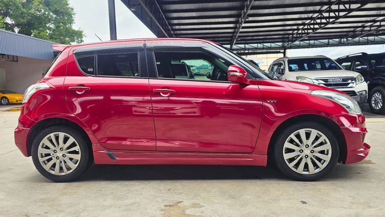 Suzuki Swift 2014 1.2 GLX Sedan เบนซิน ไม่ติดแก๊ส เกียร์อัตโนมัติ แดง รูปที่ 4