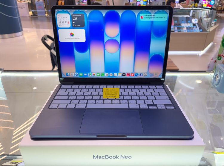 Apple อื่นๆ แมค โอเอส 8 กิกะไบต์ อื่นๆ ใช่ Macbook Neo 256GB เพิ่้งใช้ไม่กี่วัน ประกันศูนย์เกือบปี ครบกล่อง 