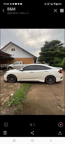 Honda Civic 2018 1.8 EL i-VTEC เบนซิน เกียร์อัตโนมัติ ขาว รูปที่ 3