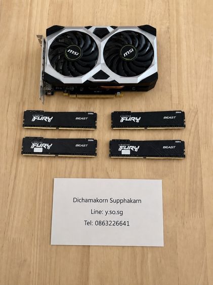 อื่นๆ RAM Kingston FURY Beast DDR4 / MSI GTX 1660 SUPER VENTUS XS OC 6GB