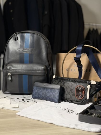 อื่นๆ หนังแท้ ชาย อื่นๆ ตัดสินใจขาย Coach Backpack Unisex/Men /คาดอก 100% ของแท้ จากคนรักและดูแลกีะเป๋ามาดีที่สุด