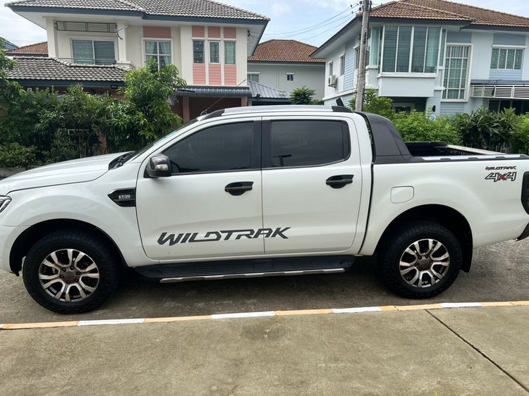 Ford Ranger 2015 3.2 Wildtrak 4WD Pickup ดีเซล ไม่ติดแก๊ส เกียร์อัตโนมัติ ขาว รูปที่ 4