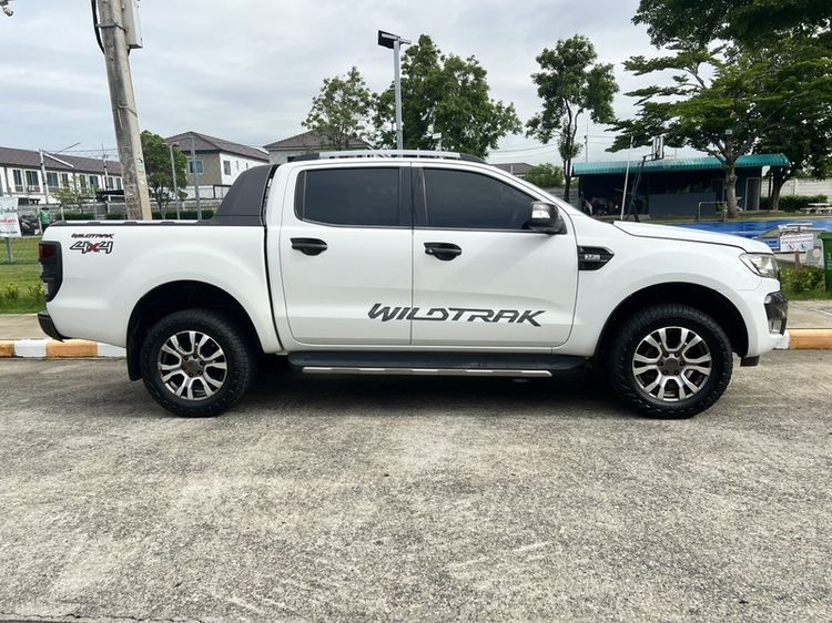 Ford Ranger 2015 3.2 Wildtrak 4WD Pickup ดีเซล ไม่ติดแก๊ส เกียร์อัตโนมัติ ขาว รูปที่ 3