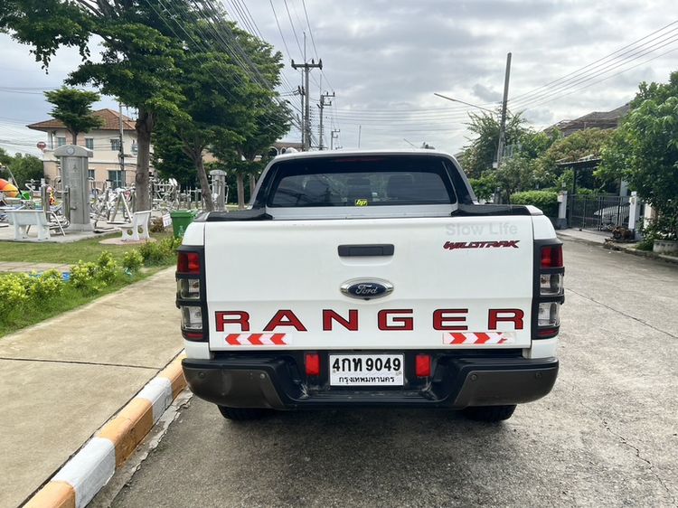 Ford Ranger 2015 3.2 Wildtrak 4WD Pickup ดีเซล ไม่ติดแก๊ส เกียร์อัตโนมัติ ขาว รูปที่ 2