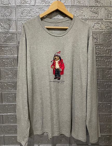 เทา อื่นๆ แขนยาว เสื้อทีเชิ้ต เสื้อ Polo Ralph Lauren 
