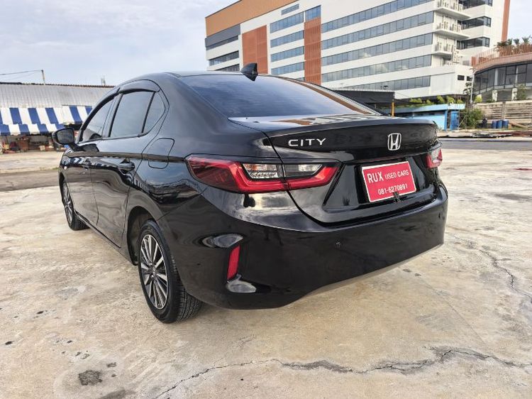 Honda City 2021 1.0 S Sedan เบนซิน ไม่ติดแก๊ส เกียร์อัตโนมัติ ดำ รูปที่ 2