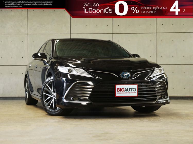 Toyota Camry 2024 2.5 HEV Premium Luxury Sedan ไฮบริด ไม่ติดแก๊ส เกียร์อัตโนมัติ ดำ