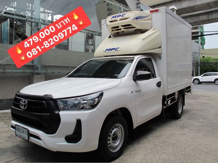 Toyota Hilux Revo 2021 2.4 Entry Van ดีเซล ไม่ติดแก๊ส เกียร์ธรรมดา ขาว