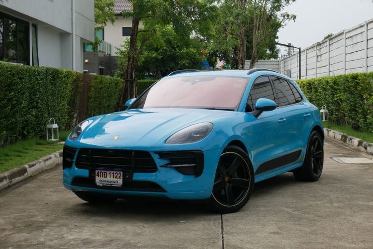 รถ Porsche Macan 2.0 Turbo PDK สี ฟ้า
