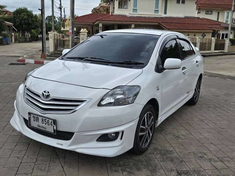 Toyota Vios 2012 1.5 J Sportivo Sedan เบนซิน ไม่ติดแก๊ส เกียร์อัตโนมัติ ขาว