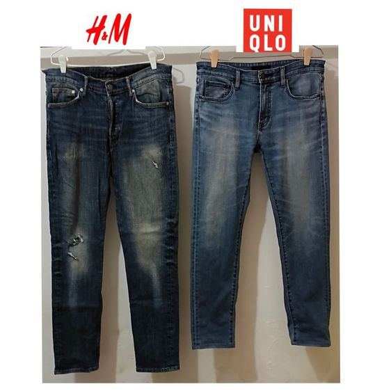 h & m + Uniqloเอว35-36 ขาย2ตัว390บ.รวมส่ง