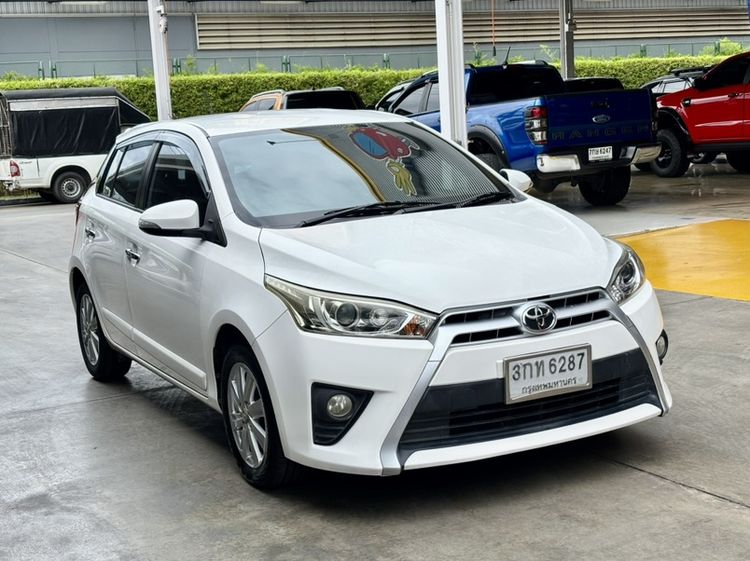 Toyota Yaris 2014 1.2 G Sedan เบนซิน ไม่ติดแก๊ส เกียร์อัตโนมัติ ขาว