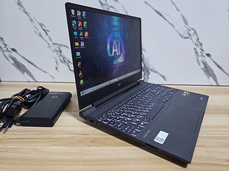 HP Victus Gaming Ryzen7 8845Hs+Ram16DDR5+ RTX 4050+ssd 1 TB+เครื่องสวย พร้อมใช้งาน รูปที่ 4