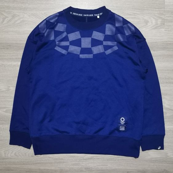 อื่นๆ สเวตเชิ้ต อื่นๆ แขนยาว เสื้อสเวตเตอร์ Asics x Tokyo 2020 Official Licensed Product (สีน้ำเงิน)