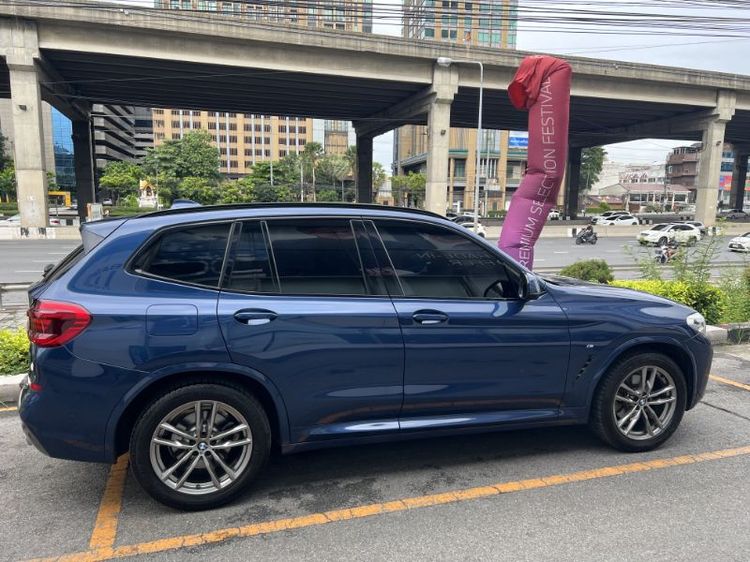 BMW X3 2020 2.0 xDrive20d M Sport Utility-car ดีเซล ไม่ติดแก๊ส เกียร์อัตโนมัติ น้ำเงิน รูปที่ 4