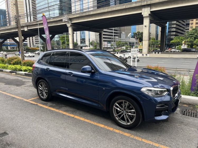 BMW X3 2020 2.0 xDrive20d M Sport Utility-car ดีเซล ไม่ติดแก๊ส เกียร์อัตโนมัติ น้ำเงิน รูปที่ 3