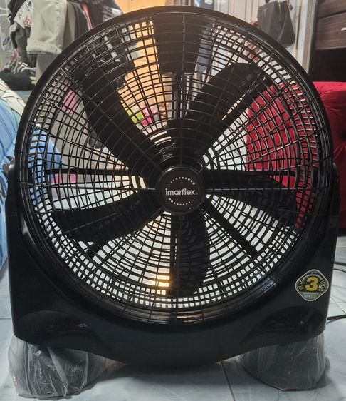 พัดลม Imarflex 16 นิ้ว สีดำ พัดลมแขวนผนัง Hatari 16 นิ้ว 