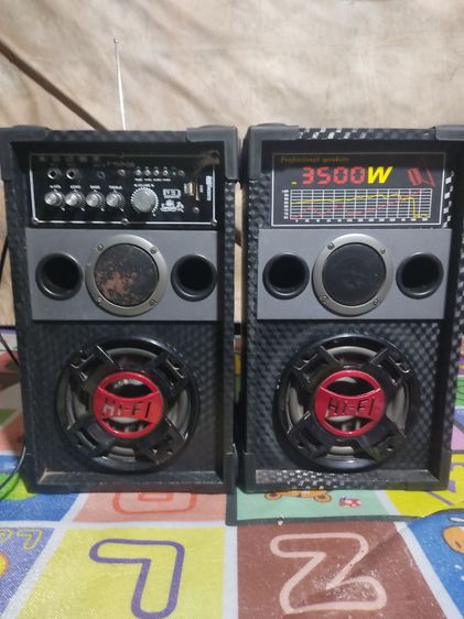ลำโพงHi-Fi3500ｗดอก6นิ้วเชื่อมต่อสายแจ็ค(ไม่มีบลูทูล)วิทยุFmได้ปรับเสียงเบสเสียงแหลมใช้งานได้ปกติ