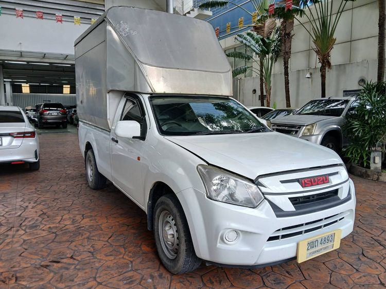 Isuzu D-MAX 2018 3.0 S Pickup ดีเซล ไม่ติดแก๊ส เกียร์ธรรมดา ขาว