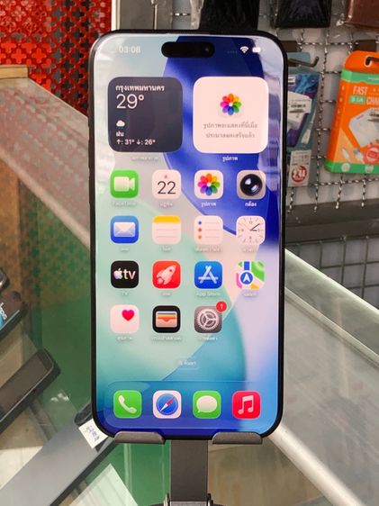  iPhone 16 Pro Max 256GB Black Titanium ศูนย์ไทย มือสอง แบต 100 รูปที่ 2