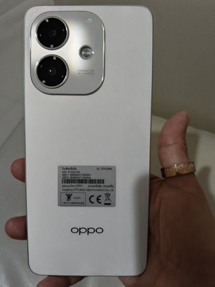 oppo A3 5g. เครื่องสวยขาวมุก เสียงดี ถ่ายรูปสวย เครื่องไม่มีรอย