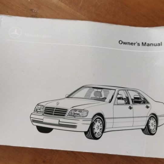 อื่นๆ คู่มือรถยนต์ BENZ S280