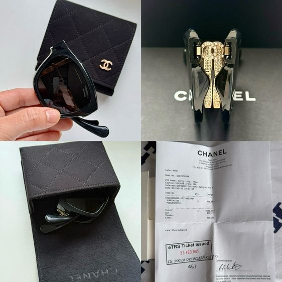 แว่นตากันแดด Chanal รุ่นพับเก็บได้ พกพาสะดวก เลนส์กรองแสง Polarized ของแท้ รูปที่ 12