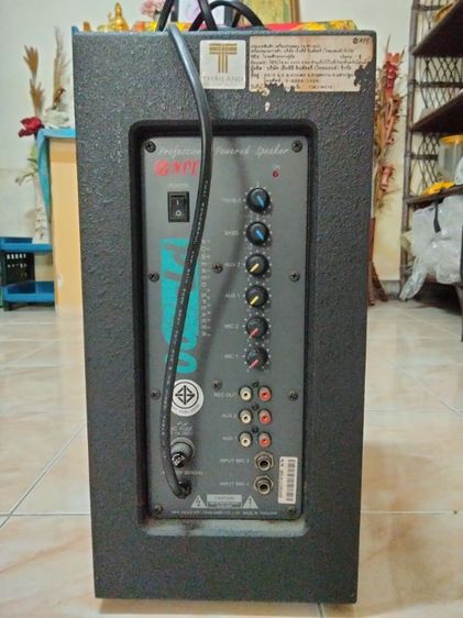 ตู้ลำโพงอเนกประสงค์มีแอมป์ในตัว NPE SPA-500(มือสอง) รูปที่ 2