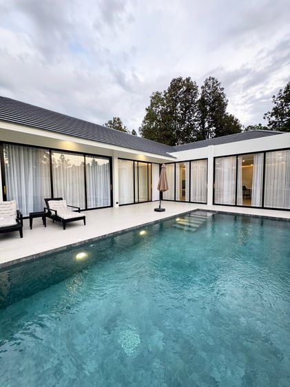 มีบางส่วน 2026 ขาย Pool Villa เชียงใหม่ บ้านสร้างใหม่ น้ำแพร่ หางดง พร้อมสระเกลือและโซลาร์เซลล์ รูปที่ 3