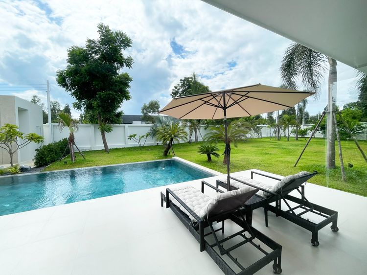 ขาย Pool Villa เชียงใหม่ บ้านสร้างใหม่ น้ำแพร่ หางดง พร้อมสระเกลือและโซลาร์เซลล์