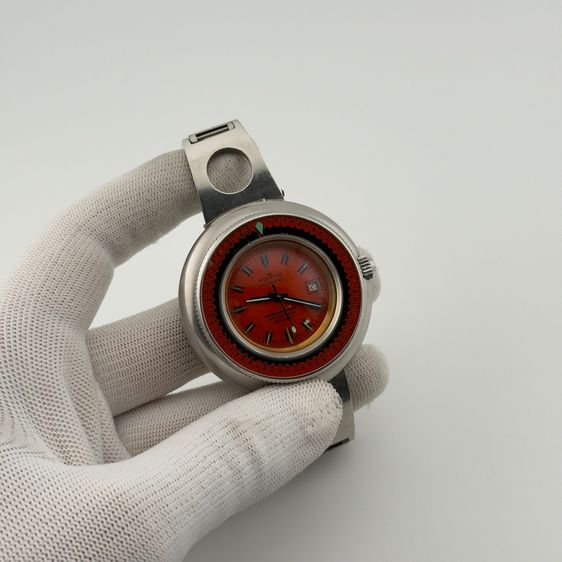 Vintage Fortis Hi-Swing Caribbean 2000 Automatic Diver – Original Orange Dial รูปที่ 12