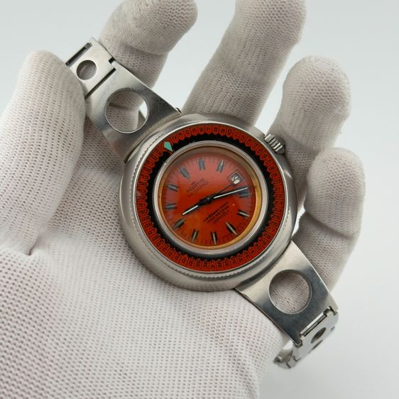Vintage Fortis Hi-Swing Caribbean 2000 Automatic Diver – Original Orange Dial