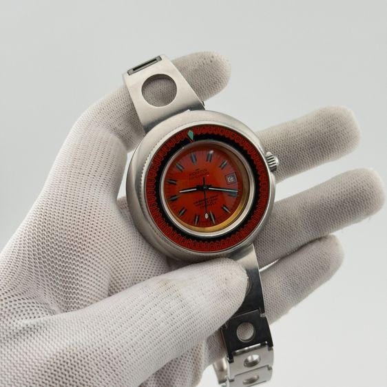 Vintage Fortis Hi-Swing Caribbean 2000 Automatic Diver – Original Orange Dial รูปที่ 2