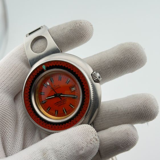 Vintage Fortis Hi-Swing Caribbean 2000 Automatic Diver – Original Orange Dial รูปที่ 3