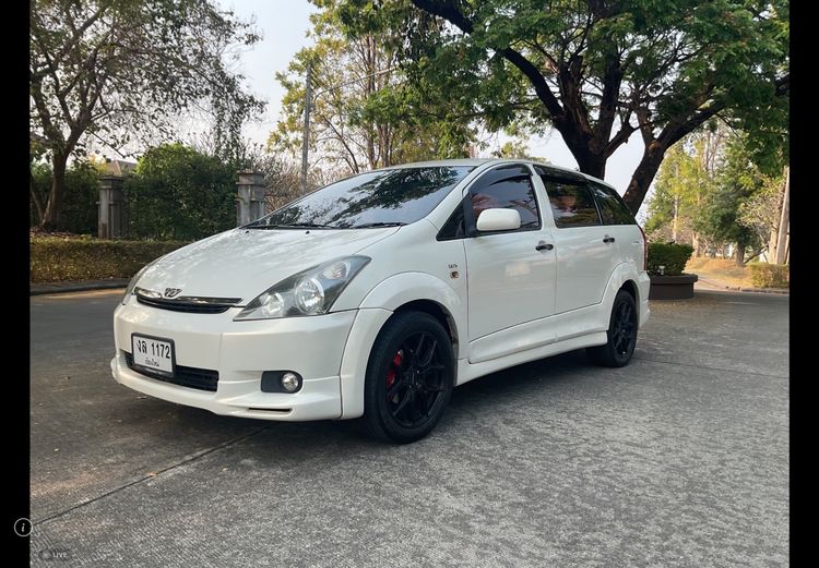 Toyota Wish 2005 2.0 Q Utility-car เบนซิน ไม่ติดแก๊ส เกียร์อัตโนมัติ ขาว รูปที่ 3