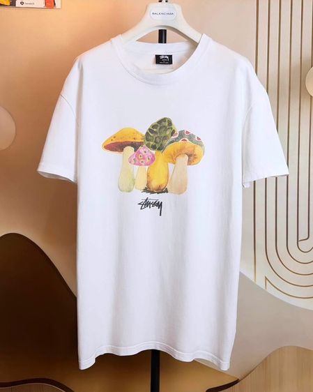 อื่นๆ อื่นๆ อื่นๆ ขาว แขนสั้น เสื้อยืด STUSSY แท้ 💯 size M ขนาด อก 20.5 ยาว 28  นิ้ว สภาพดีมาก สีเทลสวย ทรงสวย หายากน่าสะสมครับ