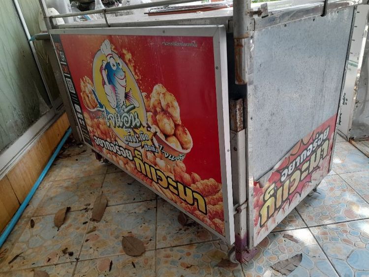 รถเข็นขายของล้อเป็น4ล้อขนาด70×110×80ซม. รูปที่ 5