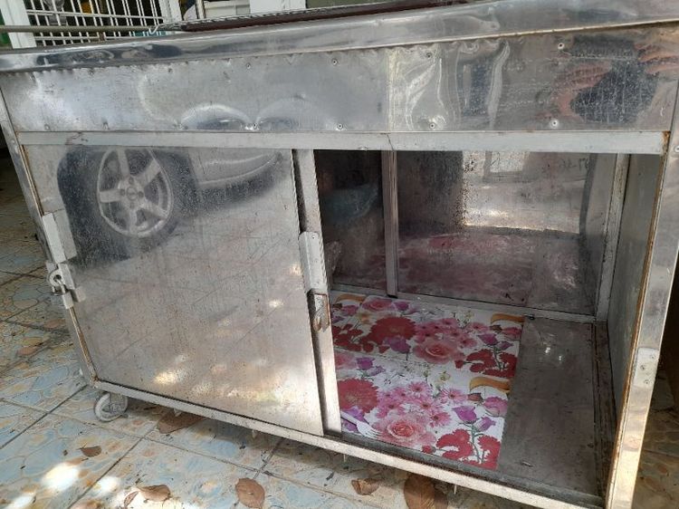 รถเข็นขายของล้อเป็น4ล้อขนาด70×110×80ซม. รูปที่ 4