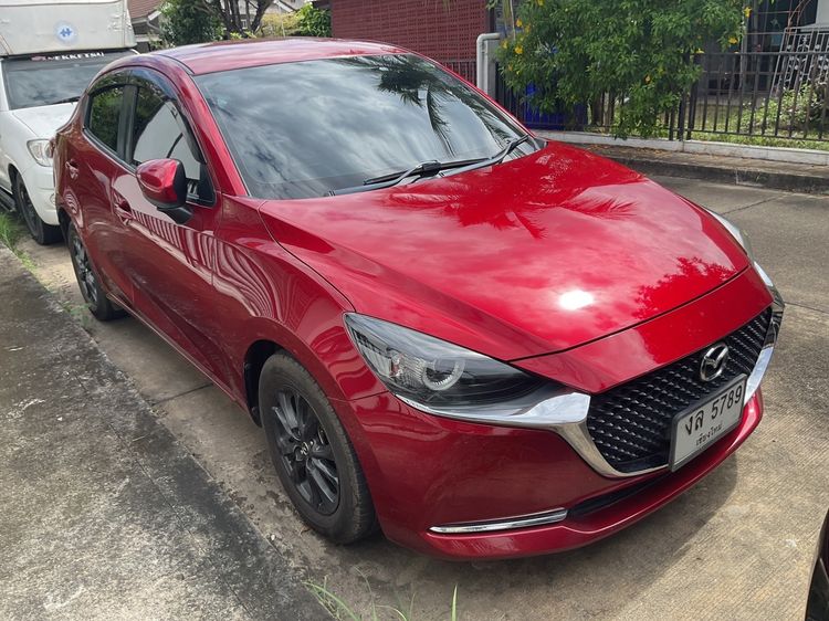 Mazda Mazda 2 2020 1.3 Skyactiv-G Sedan เบนซิน ไม่ติดแก๊ส เกียร์อัตโนมัติ แดง