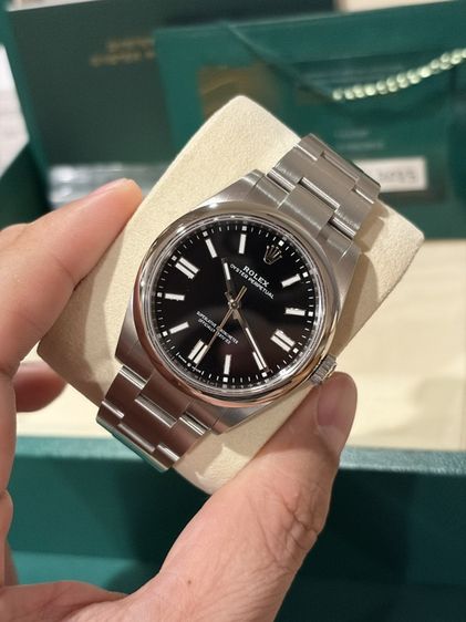 Rolex Oyster Perpetual 41mm black dial ใบไทย2025 รูปที่ 2