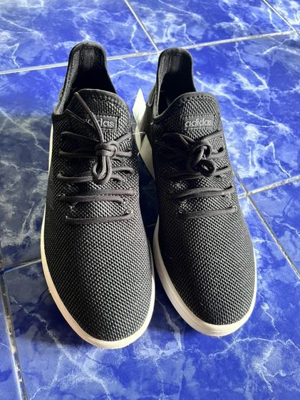 รองเท้าผ้าใบ UK 10 | EU 44 2/3 | US 10.5 ดำ รองเท้า adidas court adapt